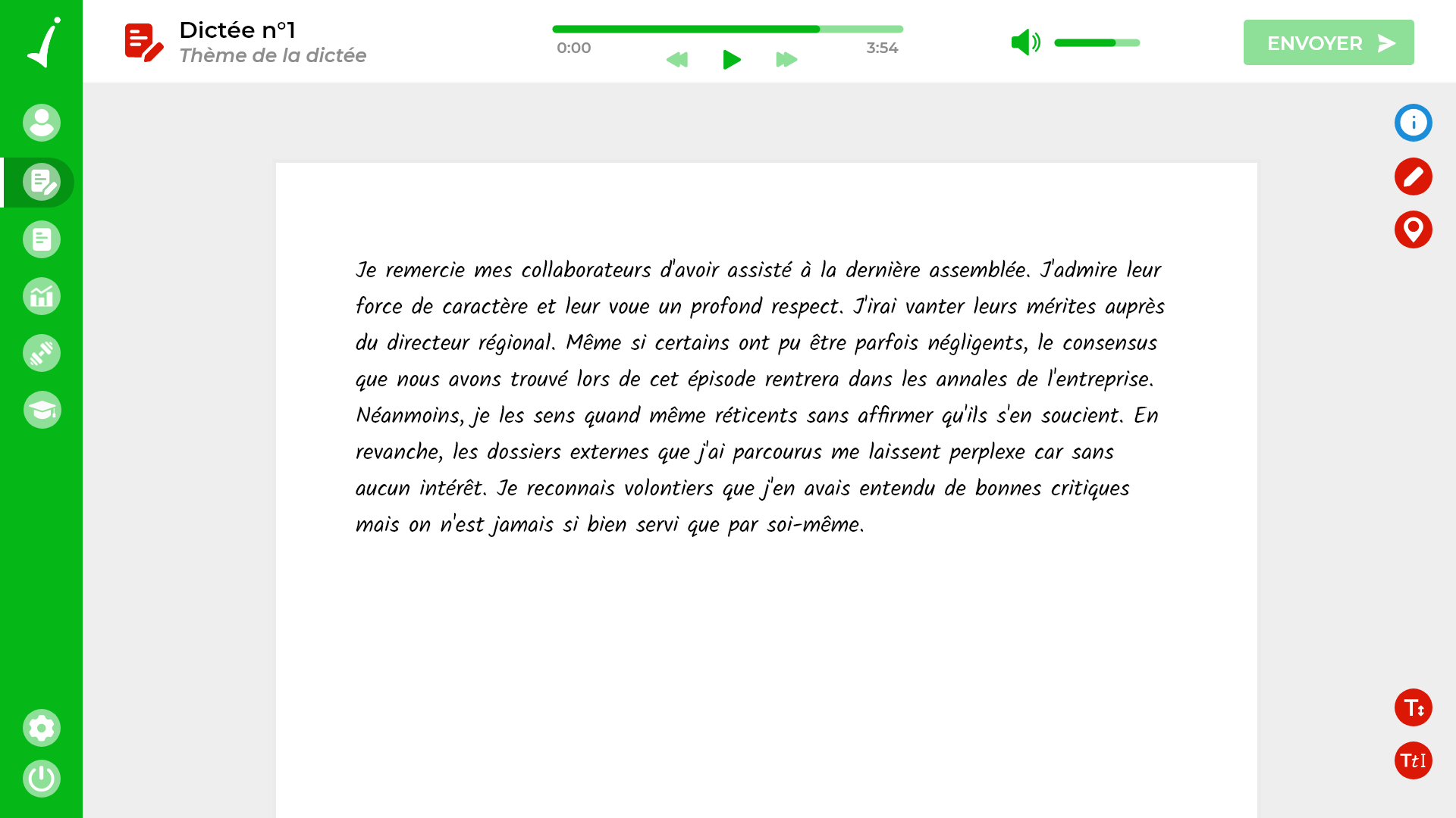Page Rédaction